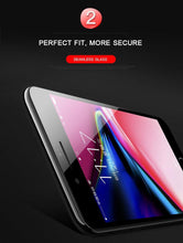 Load image into Gallery viewer, 5D Curved 9H Tempered Glass For iPhone X XR XS 11 12 13 14 Pro Max 6 6S 7 8 Plus SE Mini Full Cover Screen Protector Film 9H Hardness Bubble Free Easy Installation Screen Protective Film