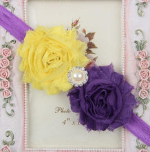 Load image into Gallery viewer, Handmade Flower Newborn Headwear Head Wrap Band Hairband Gift Toddlers For Baby Girls
