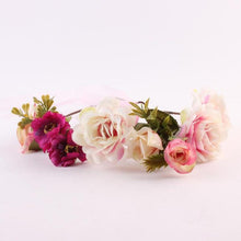 Load image into Gallery viewer, Modern Flower Headband Newborn Matching Flower Crown for Mother Kids Hair Band Accessories