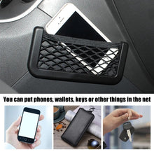 Load image into Gallery viewer, Universal Car Storage Net Automotive Pocket Organizer Bag for Phone Holder Box Facial Tissue For All Car Accessories 15*8 20*8CM