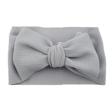 Load image into Gallery viewer, Fashion Trend Big Modern Baby Bow Accessories For Toddler Girls In Solid Bow Hairband Stretch Turban Knot Head Wrap Color for Kids