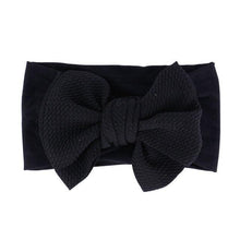 Load image into Gallery viewer, Baby Accessories Infant Baby Girl Cute Bow Headband Newborn Solid Headwear Headdress Nylon Elastic Hair Band Bow For Girls