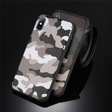Load image into Gallery viewer, Army Green Camouflage Case For iPhone 11 12Pro 13 Pro Max SE X XR XS Max 6 6S 7 8 Plus Soft Silicone Back Cover Black And White Camo Camouflage Thin Design Durable Hard Plastic Protective Case
