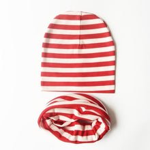 Load image into Gallery viewer, Modern Baby Boys & Girls Hat Scarf Set Beanie Boys Caps with Scarf for Kids In elegant Modern Design