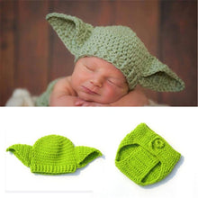 Load image into Gallery viewer, Knitting Baby Hat Newborn Photography Props Cute Children Pajamas Set For Girls And Boys