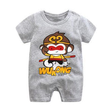 Load image into Gallery viewer, Summer Short Sleeved Girls Dress Baby Romper Cotton Newborn Body Suit Baby Pajama Boys Rompers