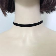 Load image into Gallery viewer, 2023 New Fashion Black Velvet Choker Necklace For Women's Goth Neck Chain In Aesthetic Jewelry Accessories Trending Products