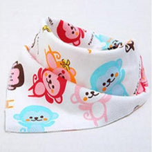 Load image into Gallery viewer, Baby Bibs Cute Cartoon Pattern bib Burp Cloths Saliva Towel Cotton Infant Burp Cloths Bib For Kids