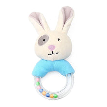 Load image into Gallery viewer, Modern Luxury Baby Rattle Toys Rabbit Plush Baby Cartoon Bed Toys for Newborn Educational Toy Rabbit Bear Hand Bells For Kids and Baby