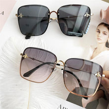Load image into Gallery viewer, Popular brand Oversize Square Sunglasses For Women and Ladies Luxury Driving Superstar Designer Sunglasses With Shades and Gradient Glasses With UV400 Protection