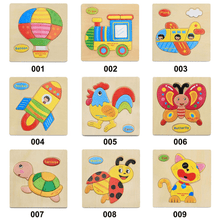 Load image into Gallery viewer, Wooden 3D Stevvex Modern Interesting Baby Learning Puzzles for Children Cartoon Animal Fruit Puzzles Intelligence Kids Children Educational Toy