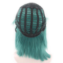 Load image into Gallery viewer, Synthetic Hair Short Wig With Bangs Cosplay Wigs For Women Straight Bob Wig Korean Pink Red Brown Blue Green White Purple Grey