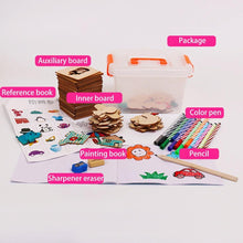 Load image into Gallery viewer, 100Pcs Baby Toys Drawing Toys Coloring Board Children Creative Doodles Early Learning Education Toy Boy Girl Learn Drawing Tools