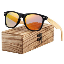 Load image into Gallery viewer, Bamboo Wood Retro and Classis Handmade Sunglasses For Man and Woman Unisex Polarized Sunglasses