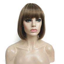 Load image into Gallery viewer, StrongBeauty Women's Wigs Bob Black Hair Short Straight Natural Synthetic Capless Wig COLOUR CHOICES