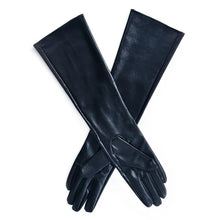 Load image into Gallery viewer, Women's Faux Leather Elbow Gloves Winter Long Gloves Warm Lined Finger Gloves New YP9