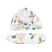 Load image into Gallery viewer, Cute Soft Cotton Knot Printed Rabbit Ears Turban Hat Indian Flower Cap for Baby Girls Accessories