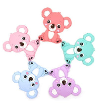 Load image into Gallery viewer, 1pc Unique Baby Koala Silicone Teether Teething Chew Toy Nursing Tool Pendant Food Grade Silicone