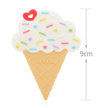 Load image into Gallery viewer, Baby Teethers Cartoon Animal Baby Teething Toy Penguin Silicone Teether Unicorn Pendant Raccoon Accessories