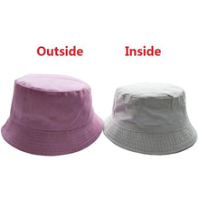 Load image into Gallery viewer, Modern Baby Girls Sun Hat Cotton Baby Hat Kids Child Cap Bowknot Flower Print Bucket Hat Double Sided