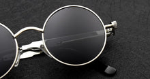 Load image into Gallery viewer, Luxury Popular Retro Gothic Steampunk Polarized Men and Women Brand Designer Vintage Round High Quality Metal Frame Sunglasses With UV400 Protection