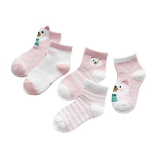 Load image into Gallery viewer, 5 Pairs Infant Mesh Thin Cotton Socks For Newborn Baby Girls And Boy Clothes Accessories