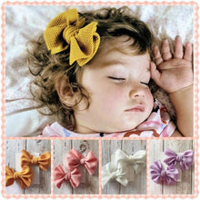 Load image into Gallery viewer, Modern Handmade Bow Clasp For Baby Girl Hair Accessories Hair Bow Clips hairbows for Toddlers