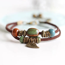 Load image into Gallery viewer, National Wind Restoring Ancient Ways Is The High Temperature Glaze Ceramic Handmade Trinkets Women's Fashion Bracelets #1077