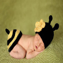 Load image into Gallery viewer, Knitting Baby Hat Newborn Photography Props Cute Children Pajamas Set For Girls And Boys