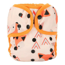 Load image into Gallery viewer, Baby Girl Pink One Size Cloth Diaper Cover Comfortable Nappy With Double Gusset Cartoon Designs Baby Boys Diapers