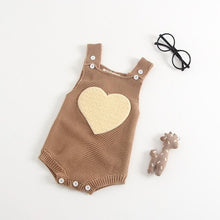 Load image into Gallery viewer, Baby Girl Knitted Clothes Rompers Jumpsuit Cotton Infant Baby Girl Romper In Retro Style For Girls