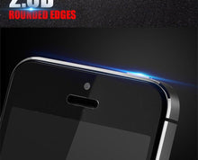 Load image into Gallery viewer, 3D full Cover Tempered Glass protection For iphone 5 5S SE 2016 Screen Protector For iPhone 5S SE 5C Glass Protective Film Shatterproof Scratchproof Premium Tempered Glass Screen Protector for iPhone