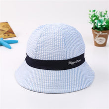 Load image into Gallery viewer, Lovely Baby Hat Soft Cotton Bucket Hat For Baby Boys and Girls Cartoon Bear Star Prints Cap Kids Fishing Hat