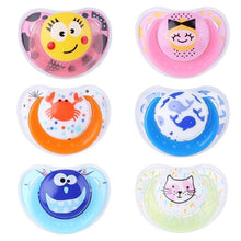 Load image into Gallery viewer, Pacifier with Antidust Lid Safe Newborn Infant Toddler Baby Pacifier Silicone Nipple Soother Infant Pacifier For Baby