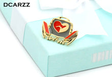 Load image into Gallery viewer, DCARZZ Defibrillator Brooch Medical Fashion Jewelry Gift for Doctor/Nurse/Medical Student Pin Women Jewelry