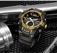 Load image into Gallery viewer, New Modern Luxury Sport Watch For Men Fashion Casual Alarm Clock 50M Waterproof In Military Chrono Dual Display Style Wristwatches Relogio Masculino