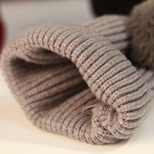 Load image into Gallery viewer, Modern Trend New Baby Beanies Hats Children Knitted Pompom Winter Autumn Cute Cap Warm Girl Hat With Two Balls