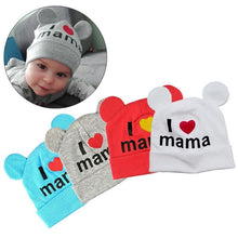Load image into Gallery viewer, Trend New Baby Hats For Girls Cap Cute Ear Newborn Boys Girls Knitted Print Caps Beanies For Baby