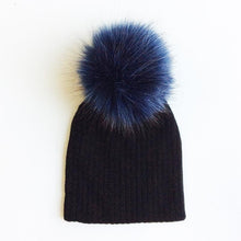 Load image into Gallery viewer, Trend New Winter Children Boy Girl Crochet Artificial Pompom Hat Knitted Toddler Kids Caps With Pompon Baby Beanie For Girls and Boys