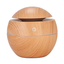 Load image into Gallery viewer, 130ML USB Aroma Diffuser Ultrasonic Cool Mist Humidifier Air 7 Color Change LED Night Light For Office Home