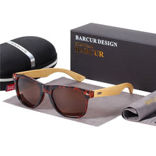 Load image into Gallery viewer, Natural Handmade Polarized Bamboo Classic Sunglasses for Men and Woman Wooden Sunglasses Oculos de sol masculino With UV400 Protection for eye