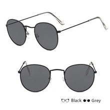 Load image into Gallery viewer, Leon Elegant Unisex Woman and Man Classic Round Sunglasses Designer Glasses Lady Round Luxury Retro Sunglasses With Vintage Mirror Oculos De Sol Gafas