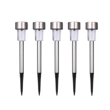 Load image into Gallery viewer, Garden Premium LED Solar Luxury Stainless Steel Lights For Yard Pathway Walkway More Pieces Outdoor