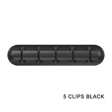 Load image into Gallery viewer, Cable Holder Silicone Cable Organizer Flexible USB Management Clips Holder For Mouse Keyboard Earphone Headset