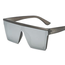 Load image into Gallery viewer, Top Luxury Modern Oversized Square Gradient Elegant Unisex Sunglasses For Men and Woman Brand Black Square Shades With UV400 Protection