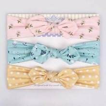 Load image into Gallery viewer, Modern Handamde Luxury Set Baby Girl Headband Bow For Newborn Babies Hair Band Elastic Accessories Cotton Headwear For Girls