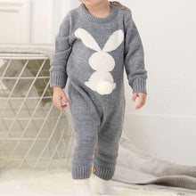 Load image into Gallery viewer, Handmade Modern Luxury Christmas Baby Rompers Newborn Rabbit Baby Jumpsuit Overall Long Sleeve Baby Boys Clothes