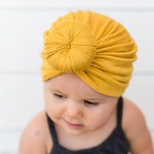 Load image into Gallery viewer, Luxury Baby Cotton Blends Headband Soft Rabbit Bowknot Turban Hair Bands for Girls Elastic Headwrap Style
