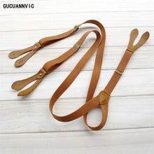 Load image into Gallery viewer, Men Suspenders Pants 2*100Cm 6 Buckles Men's Suspenders Adjustable Elasticity Braces Suspenders Women's Pants Braces Man
