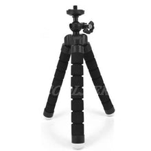 Load image into Gallery viewer, Flexible Sponge Mini Tripod With Bluetooth Remote Shutter Mini Camera Tripod Phone Holder Clip Stand